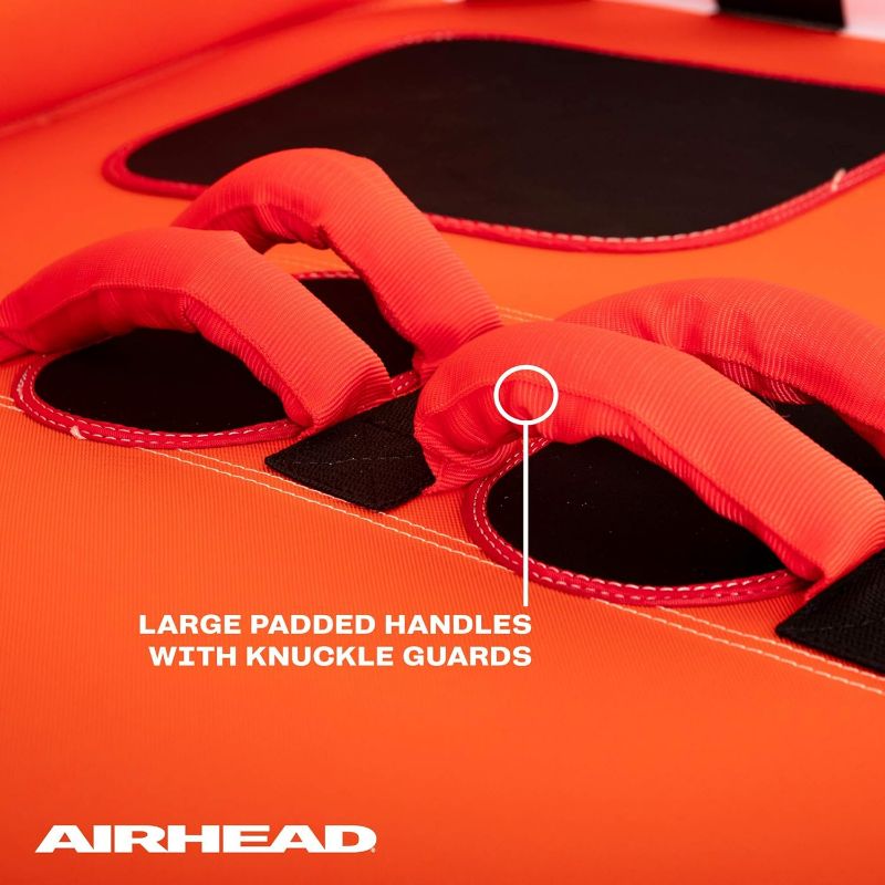 Photo 3 of (NON-REFUNDABLE) AIRHEAD Mable Inflatable Towable Tube | 1-4 Rider Models | Dual Tow Points | Full Nylon Cover | EVA Foam Pads | Patented Speed Valve | Boat Tubes and Towables
Style:Big Mable - 2 Rider