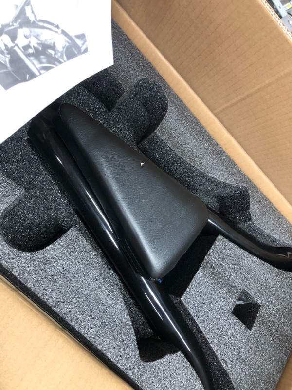 Photo 2 of [New Generation] 26" Black Sissy Bar, Detachable Passenger Backrest Rear Pad Fit for Harley Davidson Touring Models 2009-2022 Street Glide Road Glide Electra Glide Road King