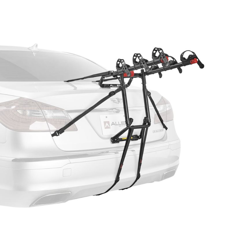 Photo 1 of Allen Sports Premier 3-Bike Trunk Rack, Model S103 (Black and red)