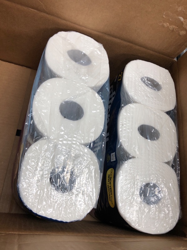 Photo 1 of Cottonelle Ultra Comfort Toilet Paper with Cushiony CleaningRipples Texture, 24 Family Mega Rolls (24 Family Mega Rolls = 108 Regular Rolls) (4 Packs of 6), 296 Sheets per Roll, Packaging May Vary 1950 sheet (Pack of 4)