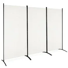 Photo 1 of 3 panel white room divider 