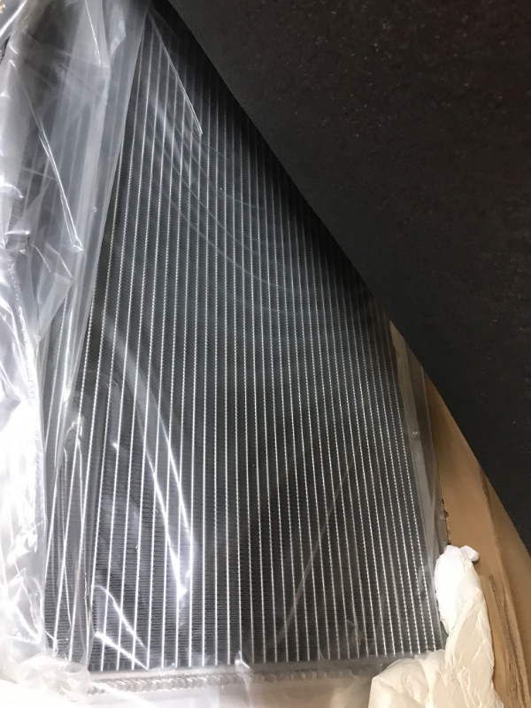 Photo 2 of Tepilauda 3 Row All Aluminum Radiator & Fan Shroud Compatible with 1967-1972 Chevy GMC C/K Series C10 C20 C30 K10 K20 K25 Trucks Blazer Pickup Suburban Van 1968 1969 1970 1971 radiators