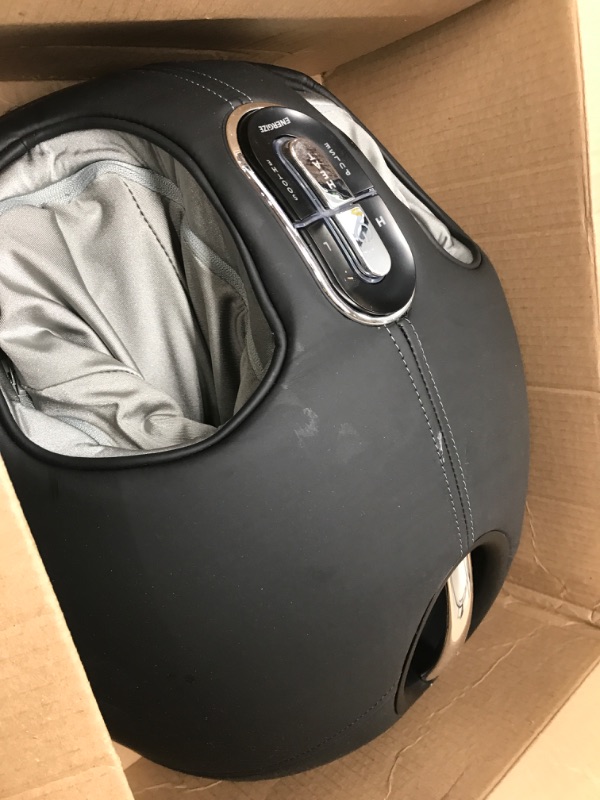 Photo 2 of **SEE NOTES** Brookstone FS1 Shiatsu Foot Massager with Heat | Air Compression, Deep Kneading | 3 Massage Programs