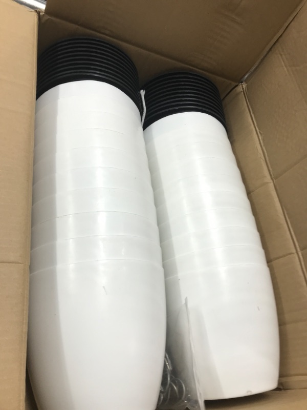Photo 1 of 20pck of white planter pots 