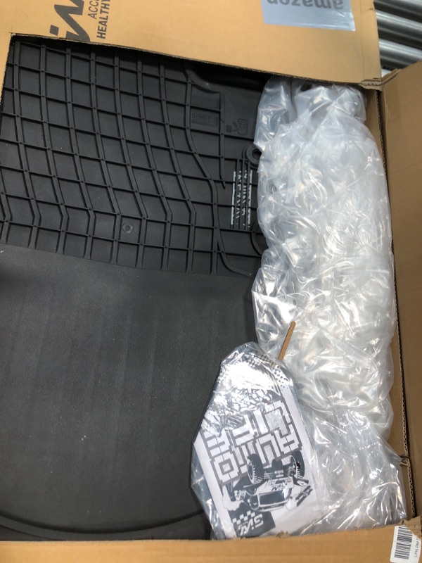 Photo 2 of 3W Floor Mats & Cargo Liner for Mercedes Benz GLE 2020-2024, TPE All Weather Custom Fit Floor Liner & Cargo Mats 1st &2nd Rows Car Mats & Trunk Liner, Black Floor Mats & Cargo Liner 2020-2024