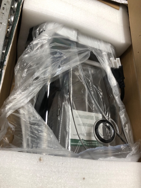 Photo 1 of WantJoin Commercial Professional Blender With Shield Quiet Sound Enclosure 2200W Industries Strong and Quiet Professional-Grade Power, Self-Cleaning, Silver