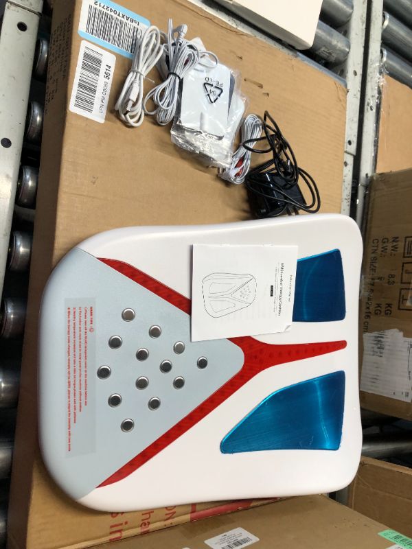 Photo 2 of ***USED - LIKELY MISSING PARTS - UNABLE TO VERIFY FUNCTIONALITY***
Auxoliev Back Massager with Heat, TENS/EMS Full Back Massager Neck Massager for Pain Relief Deep Tissue, Waist Massager Electric Muscle Stimulator, 5 Modes and 50 Intensities