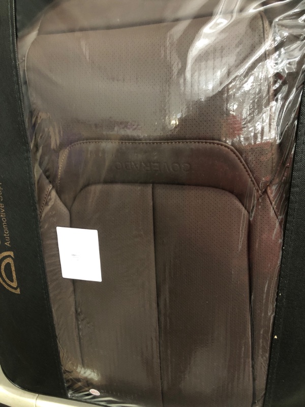 Photo 2 of (front row only)(see all images) Coverado Car Seat Covers Full Set, Seat Covers for Cars, brown 