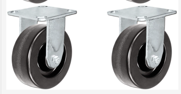 Photo 1 of  Four 6" x 2" Heavy Duty Toolbox Casters, Set of 4 with Phenolic Wheels, 4,800 lbs Capacity per Set of 4, Caster HQ Brand