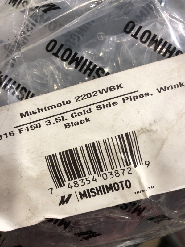 Photo 2 of (incomplete)(box 1 of 2) Mishimoto MMINT-F35T-15KBBK Intercooler Kit Compatible With Ford F-150 3.5