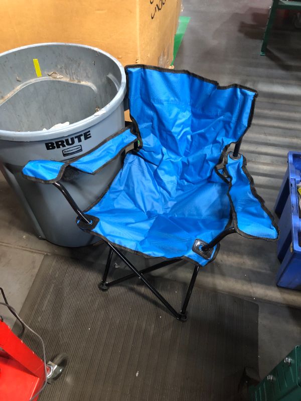 Photo 2 of ***USED - LIKELY MISSING PARTS - UNABLE TO VERIFY FUNCTIONALITY***
Portable Camping Chairs Enjoy The Outdoors with a Versatile Folding Chair, Sports Chair, Outdoor Chair & Lawn Chair, Blue 4-Pack 4pcs-blue