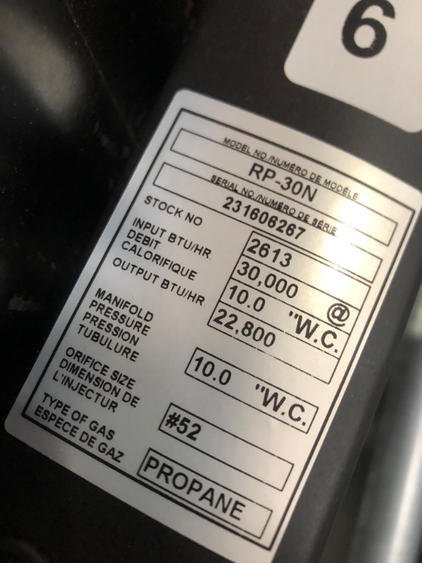 Photo 7 of (used)(see all images) Suburban RP-30N RV Furnace Core - 30000 BTU Electronic Ignition - 2613A
