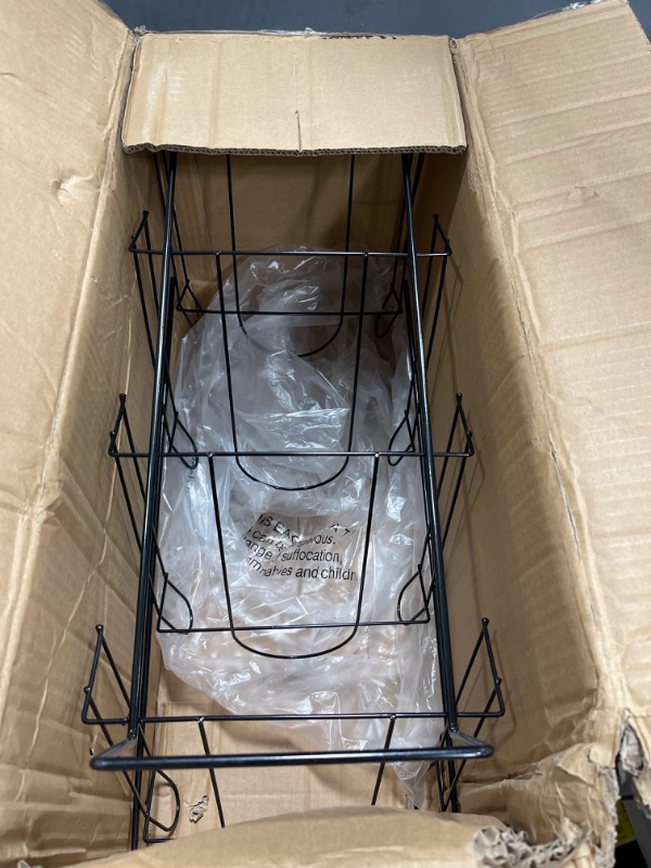 Photo 1 of Zonon 4 Tier Wire Countertop Hat Display Stand Cap Hat Rack Class Racks for Hats Retail, Bedroom, Living Room, Entryway (Black)