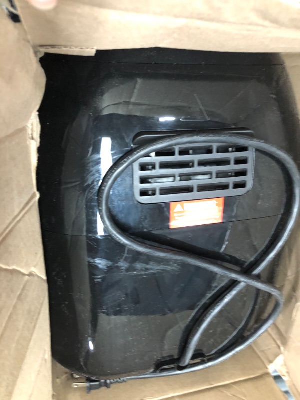 Photo 4 of ***USED - MAJOR DAMAGE - UNTESTED - SEE COMMENTS***
CHEFMAN Multifunctional Digital Air Fryer+ Rotisserie, Dehydrator, Convection Oven, 17 Touch Screen Presets Fry, Roast, Dehydrate, Bake, XL 10L Family Size, Auto Shutoff, Large Easy-View Window, Black 10