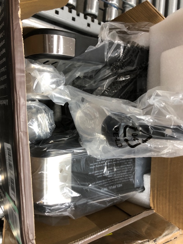 Photo 1 of Empstorm Espresso Machine 20 Bar,Espresso Coffee Maker with Milk Frother Steam Wand,Semi-Automatic Dual-nozzle Espresso Machine,Automatic power-off Function (Espresso Machine)