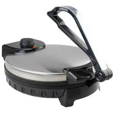 Photo 1 of 10inch Roti Maker by StarBlue with FREE Roti Warmer - The automatic Stainless Steel Non-Stick Electric machine to make Indian style Chapati, Tortilla, Roti AC 110V 50/60Hz 1200W SB-SW2093