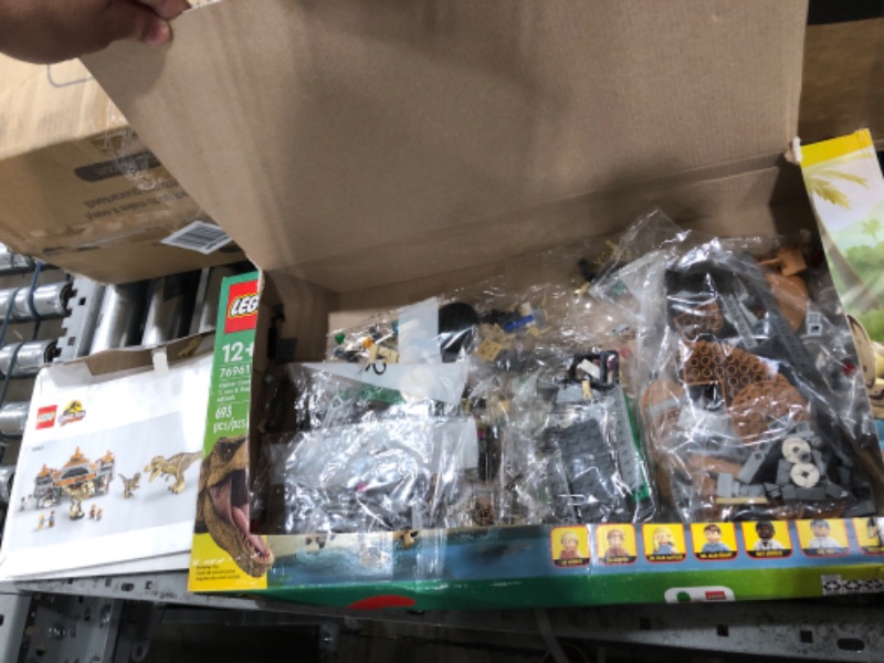 Photo 2 of LEGO Jurassic Park Visitor Center: T. rex & Raptor Attack 76961 Buildable Dinosaur Toy; Gift for Teens and Kids Aged 12 and Up, Including a Dino Skeleton Figure, 6 Minifigures and More Standard Packaging