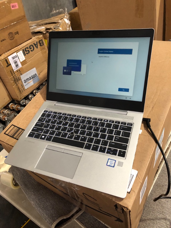 Photo 3 of HP Elitebook 830 G5 13Inch FHD Laptop, Core i5-8350U 1.7GHz, 16GB RAM, 512GB SSD, Windows 10 Pro 64Bit, Silver, CAM (Renewed) 830 G5|i5-8350U|16GB RAM+512GB SSD