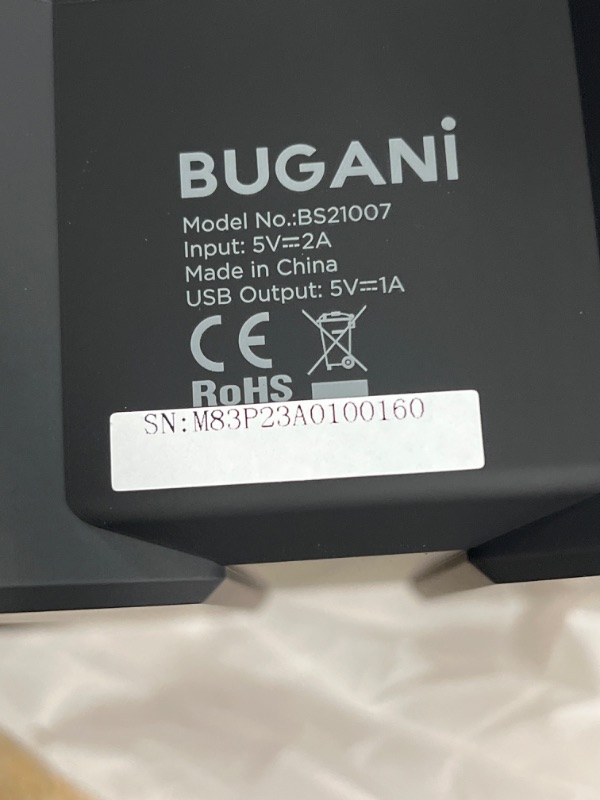 Photo 2 of BUGANI Bluetooth Speaker, SHOCKW Portable Bluetooth Speaker, Bluetooth 5.3, Waterproof, Wireless Speakers, 60W Super Power, Outdoor Speaker, Black(New Model)