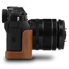 Photo 2 of MegaGear Ever Ready Genuine Leather Camera Half Case and Strap Compatible with Fujifilm X-T3