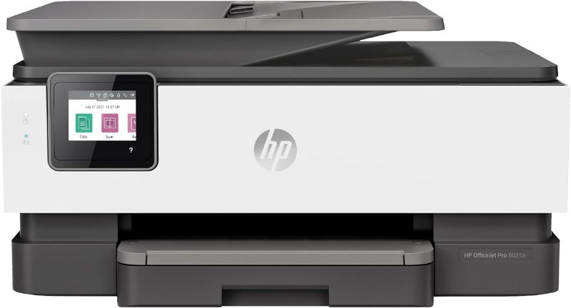 Photo 1 of (NON-REFUNDABLE) HP OfficeJet Pro 8025e Wireless Color All-in-One Printer with Bonus 6 Free Months Instant Ink (1K7K3A) (Renewed Premium) Renewed OfficeJet Pro 8025e