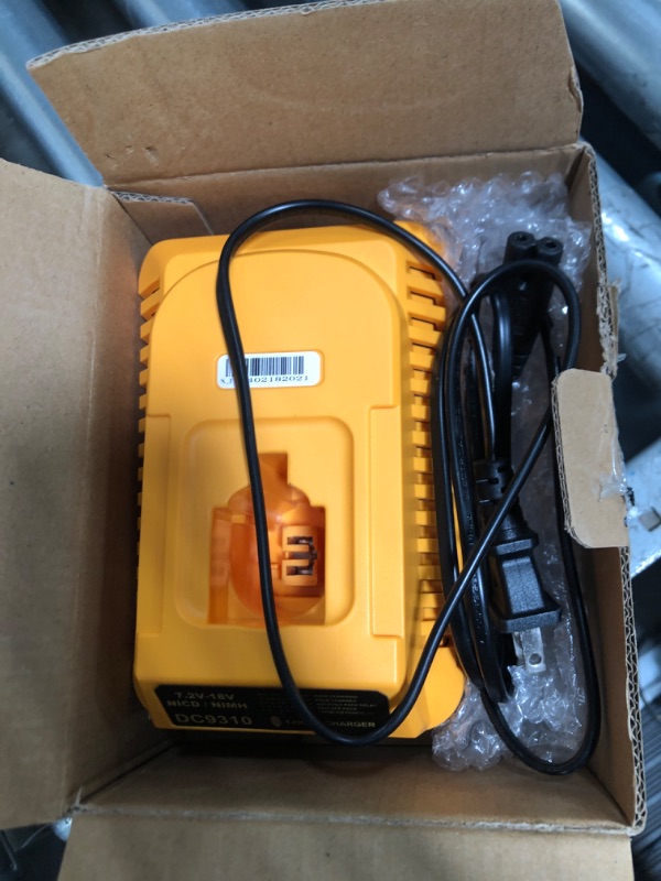 Photo 2 of Powilling DC9310 Fast Charger Replacement for Dewalt 18V Battery Charger DC9096 DC9098 DC9099 DC9091 DC9071 DE9057 DW9096 DW9094 DW9072 Compatible with Dewalt 7.2V-18V XRP NI-CD NI-MH Battery