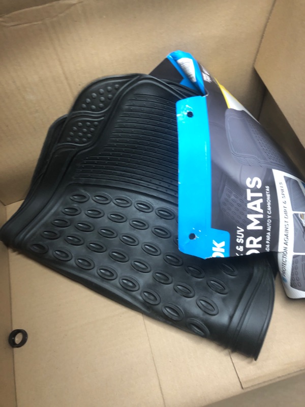 Photo 1 of BDK Auto MT-583-BK: PVC Mat 3Pc/Heavy Duty Black