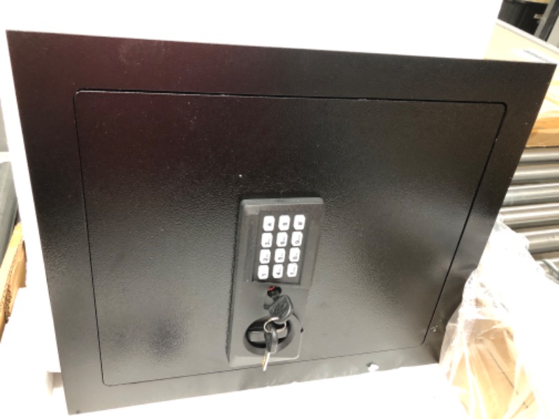 Photo 2 of 17.72" Tall Wall Safes Between the Studs Fireproof, Fireproof in Wall Safe Between Studs, Heavy Duty Hidden Wall Safe with Hidden Compartment, Security Home Wall Mount Safe for Firearms Money Jewelry