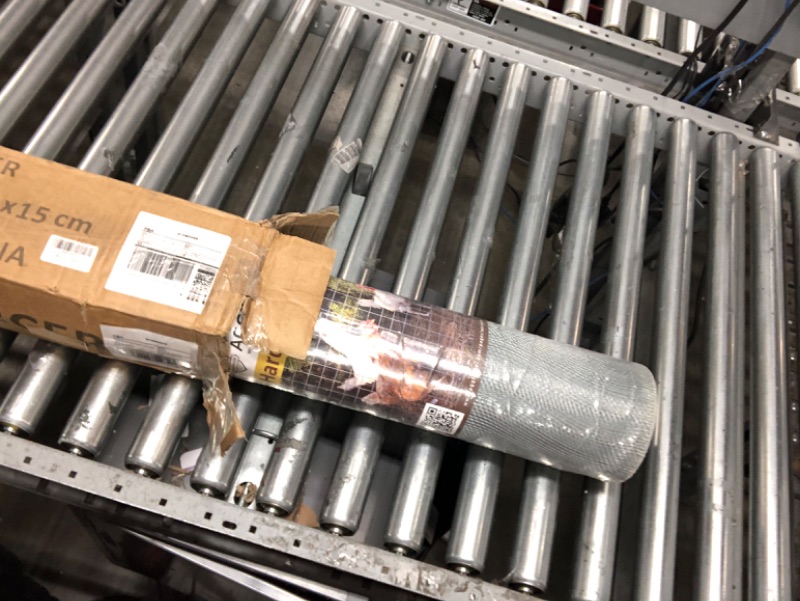 Photo 1 of 24in x 50ft Hardware Cloth 1/8inch 27Ga Hot Dipped Galvanized After Welding, Chicken Coop Wire Fence, Welded Metal Fencing Roll Mesh for Bee Screen Garden Plant Poultry Animal Netting Cage 1/8inch 24" x 50'