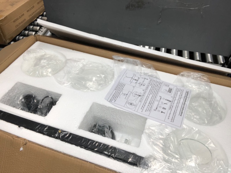 Photo 1 of Firefly Bulb Black Pendant Light (5-Light)