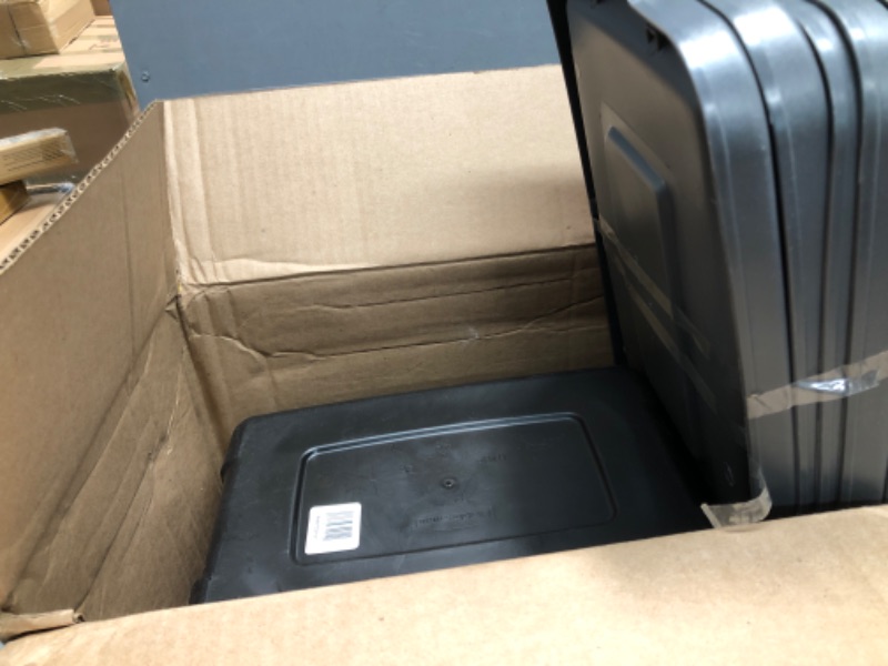 Photo 1 of Rubbermaid RMRT030010 Roughneck Storage Box44, 3 Gallon, Gray