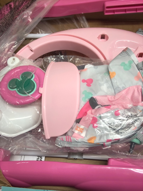 Photo 1 of Bright Starts Minnie Mouse Tiny Trek Walker, Forever Besties, 2-in-1 Walker Ages 6 Months+ Minnie Forever Besties