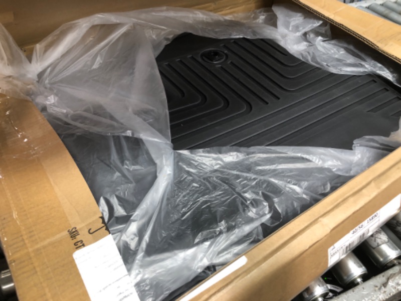 Photo 2 of for Acura MDX Floor Mats 2024 2023 2022, Custom Fit 1st & 2nd & 3rd Row with Cargo Liner, Waterproof Car Mats All Weather Guard Odorless TPE Rubber Floor Liners Full Set for Acura MDX Accessories