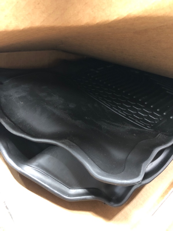 Photo 2 of Husky Liners Weatherbeater Series | Front Floor Liners - Black | 13971 | Fits 2018-2022 Toyota Tacoma Double/Access Cab w/ Automatic Transmission 2 Pcs Black Automatic