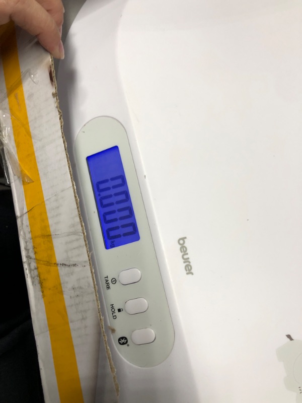 Photo 1 of Beurer BY90 Baby Scale, Pet Scale, Digital, with Measuring Tape, tracking weight with App | For: Infant, Newborn, Toddler /Puppy, Cat - Animals | LCD Display, weighs Lbs/Kg/Oz Highly accurate with Bluetooth/measuring Tape