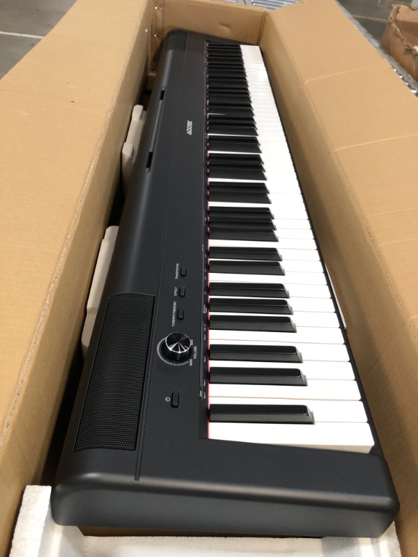 Photo 2 of **see notes**8AODSK 88 Key Full Size Weighted Beginner Digital Piano,Portable Electric Piano with Sustain Pedal,2x25W Speakers,MP3 Function,Black S-200 Digital Piano