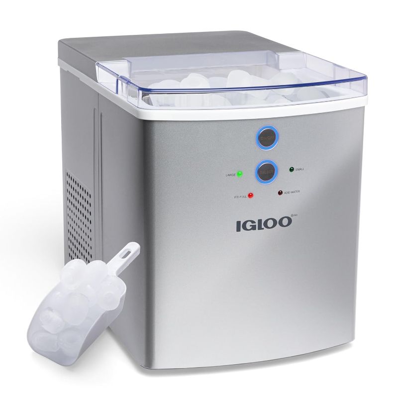 Photo 1 of (used)(powers on)(see all images)Igloo Electric Countertop Ice Maker Machine - Automatic and Portable