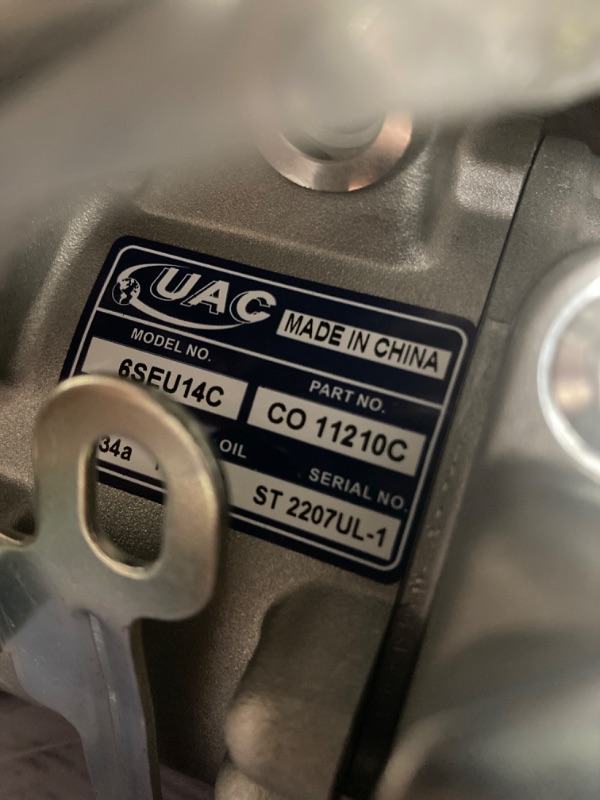 Photo 1 of 
UAC-CO0011C COMPRESSOR