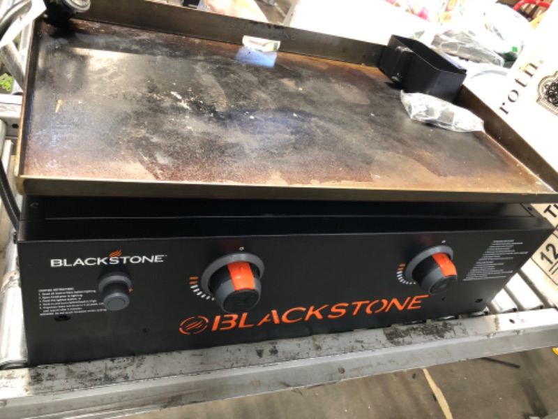 Photo 1 of Blackstone 36" Culinary Omnivore Griddle with Side Table 4-Burner Liquid Propane Flat Top Grill