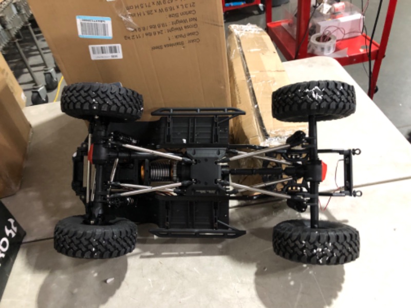 Photo 9 of ***FRAME ONLY - UNTESTED - SEE COMMENTS***
Axial RC Crawler 1/6 SCX6 Trail Honcho 4WD RTR (Transmitter and Receiver Included, Battery and Charger Not Included), Red, AXI05001T1, Trucks Electric