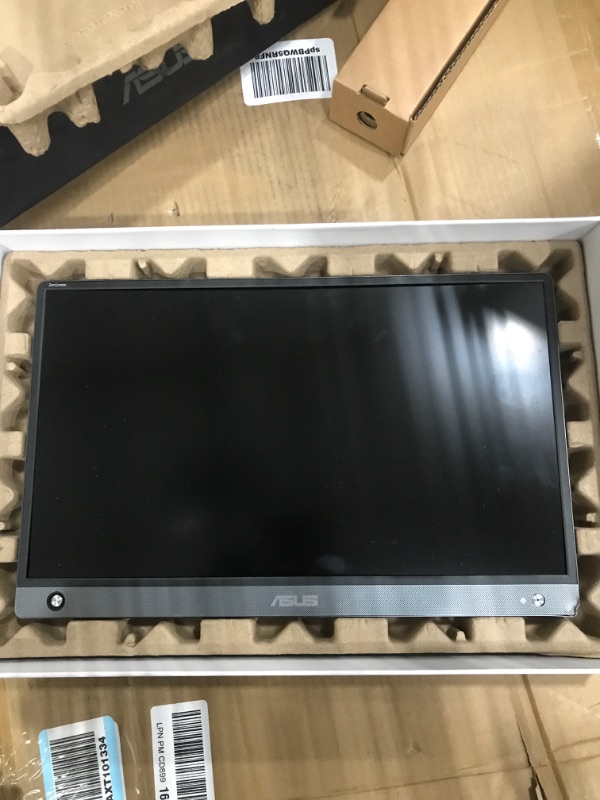 Photo 2 of ASUS ZenScreen MB16AMT 15.6" Full HD Portable Monitor Touch Screen IPS Non-glare Built-in Battery and Speakers Eye Care USB Type-C Micro HDMI w/ Foldable Smart Case 15.6" IPS USB-C Battery Touch Screen Speakers