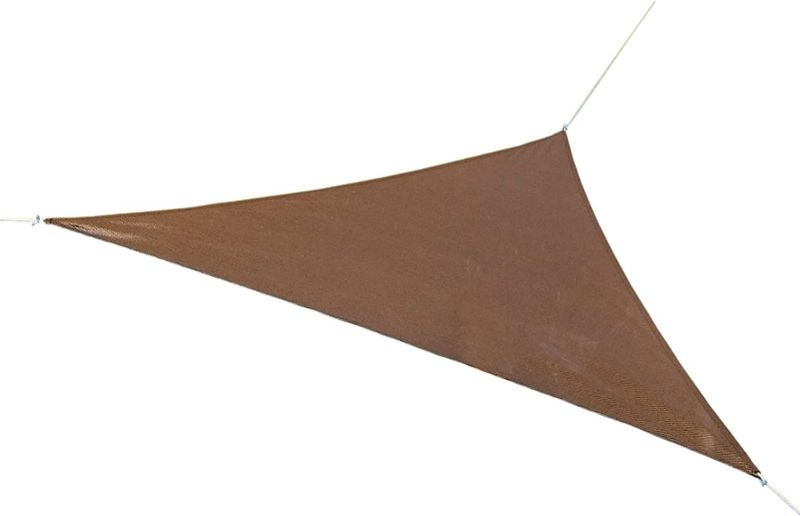 Photo 1 of (READ FULL POST) Coolaroo Shade Sail, Triangle Ready to Hang Shade Sail, 16'5", Mocha
