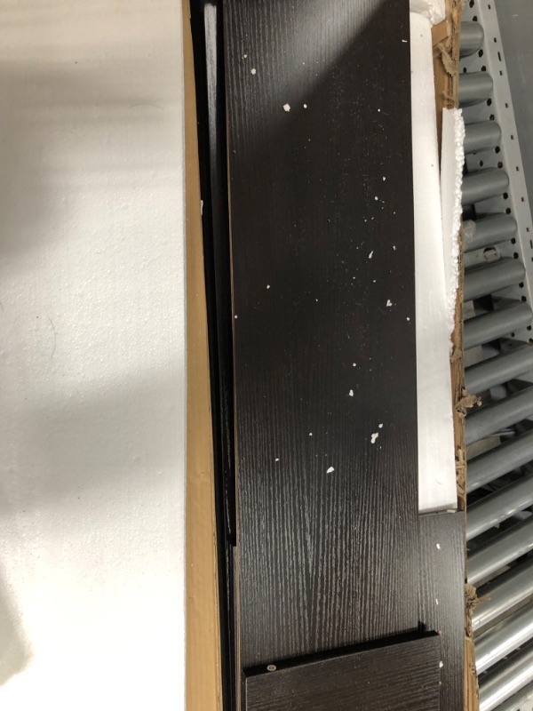 Photo 1 of VASAGLE Storage Bench, Shoe Rack, Shelf, Storage Cabinet, 10 Compartments, with Cushion, for Entryway, 40.9 x 11.8 x 18.9 Inches, Espresso and Brown ULHS10BR 10 cubbies Espresso + Brown