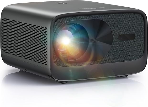 Photo 1 of **read notes** Paris Rhône Ultra 4K Projector,Native 4K Projector with WiFi 6 and Bluetooth 5.0,12w*2 3D Soundscape,600 ANSI Lumens, Android TV,Auto Focus/Keystone, Home Projector Compatible with iOS/Android/HDMI/TV