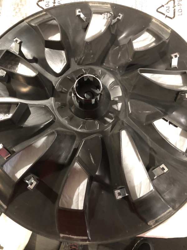 Photo 4 of (see all images for damage) Tesla Model 3 Hubcaps 20 Inch Wheel Covers Replacement Tesla 