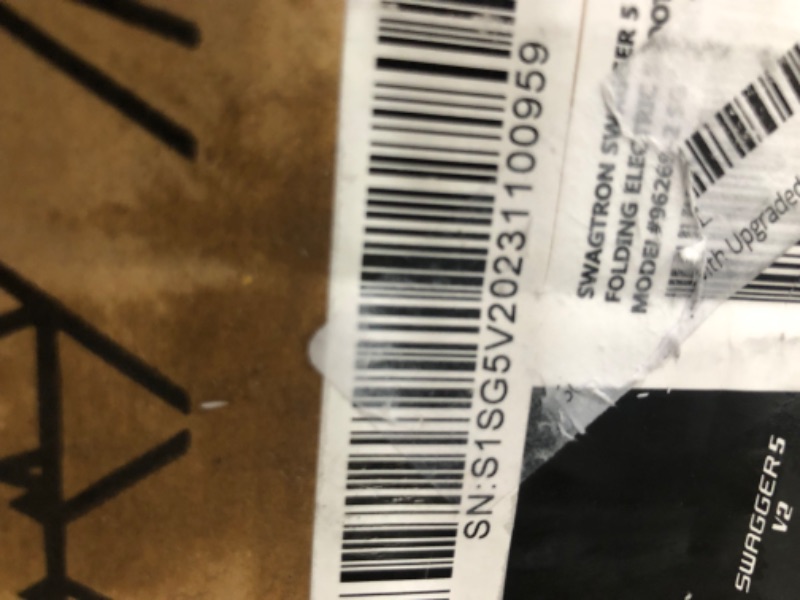 Photo 1 of Swagtron SG-5 Swagger 5 Boost Commuter Electric Scooter with Upgraded 300W Motor Black