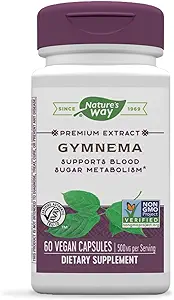 Photo 1 of Nature's Way Blood Sugar With Gymnema Extract ( 1x90 CAP) exp date 01/2026