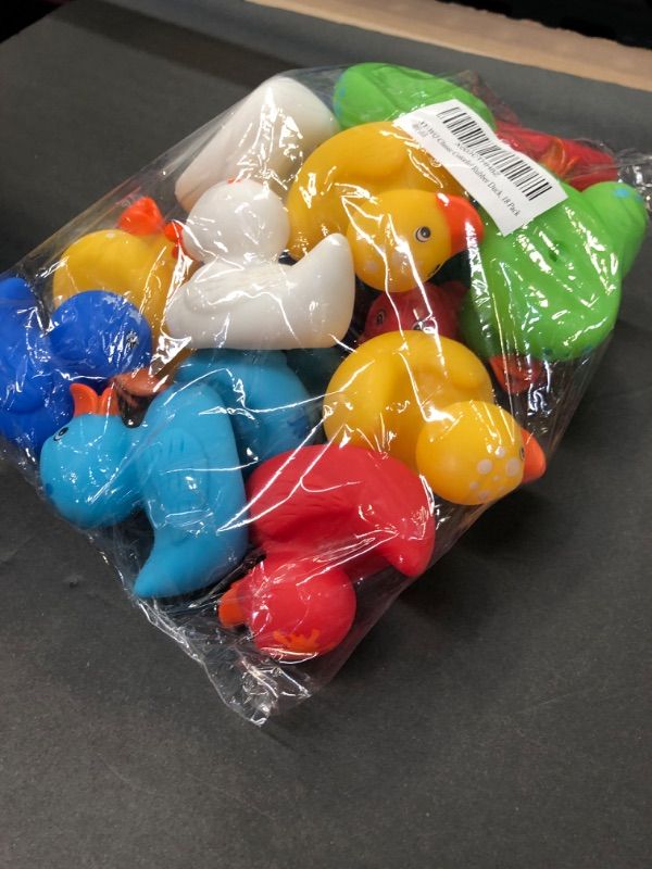 Photo 2 of XY-WQ Mini Rubber Ducks, 2 Inch Colorful Small Duckies, Floater Duck Bulk for Jeep Ducking, Bath Toy Assortment, Party Favors, Birthdays, Carnival Game Gift and More (Six Colors, 36-Pack)