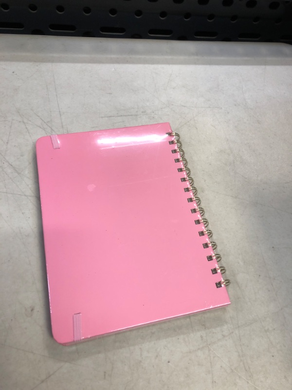 Photo 2 of Siltamu Daily Planner Undated 6.1? x 8.5?,To Do List Notebook with Hourly Schedule,Meal Planning and Spiral Appointment Organizers for Men and Women with Pocket and Pen Loop - Pink A5-Daily Planner Pink