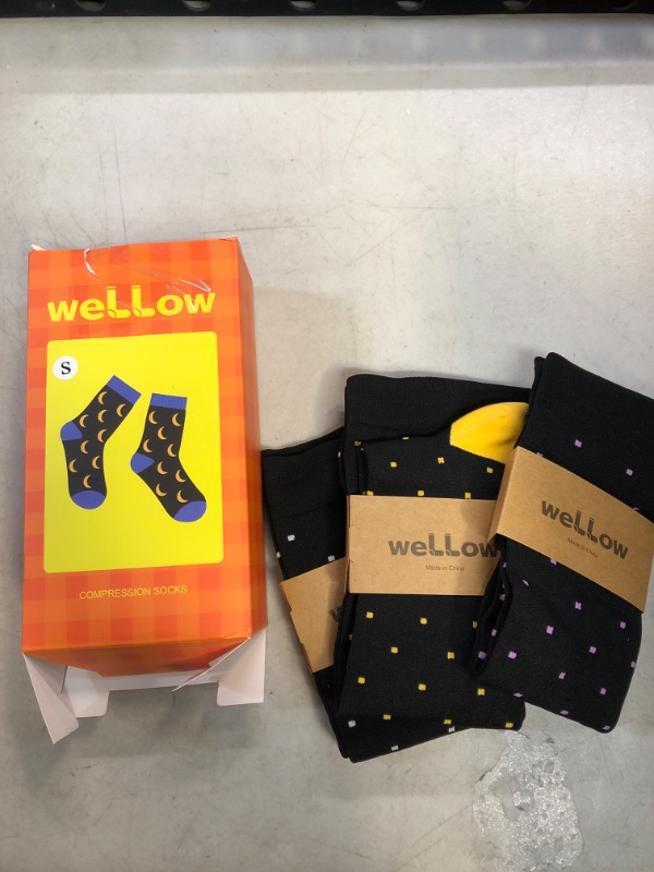 Photo 1 of 3Pairs Size S--Wellow Compression Socks  